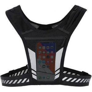 Support De Téléphone De Gilet De Course,Gilet De Course Réfléchissant Respirant,Gilet De Jogging Sportif Pour La Course,La Salle De Sport,-Bon - Neuf