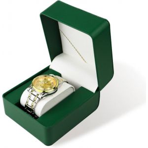 Kal-Boîte À Montres, En Cuir Pu, Avec Coussin Amovible, Portable, Pour Voyage, Boîte D'exposition Pour Montres (Vert) - Neuf
