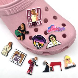 Lot De 10 Décorations 3d Pour Sabots (Taylor Swift), Breloques Pour Chaussures, Découpées - Neuf