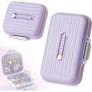 Pilulier Portable,2pcs Semainier Medicament,Pilulier Avec 7 Compartiments,Plastique Boîtes À Pilules,Distributeur De Pilules Médicaments Pour Médicaments,Suppléments Et Vitamines.[Z143] - Neuf
