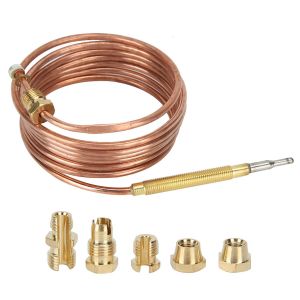 Ulteronixshop-Kit thermocouple &agrave; gaz universel, Kit de thermocouple universel &agrave; gaz,thermocouple universel gaz,thermocouple,thermocouple de remplacement avec &eacute;crous pour barbecue et gril - Neuf