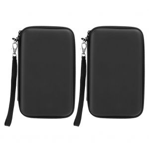 Sac De Rangement Portable 2 PièCes, éTui De Transport, Sac Rigide De Protection Eva Pour Ndsill/Nintendo 3dsxlnoir - Neuf