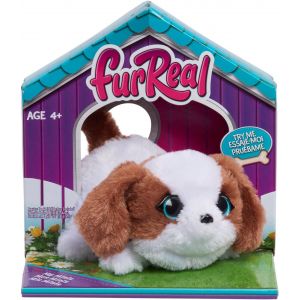 ERYI-Mini-Chiot Interactif De Furreal, Petit Chiot En Peluche Avec Mouvements, Animaux En Peluche, Jouets Pour Enfants De 4 Ans Et Plus - Neuf
