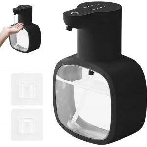 BHHBB-Distributeur de savon automatique 500 ml - Fixation murale - Distributeur de savon mousse électrique sans contact - Avec capteur - Distributeur de savon sans contact USB C - Pour cuisine, salle - Neuf