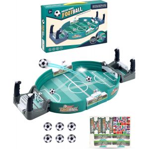 Sansh-Mini Babyfoot De Table Jeu Interactif De Baby Foot - Jouet De Société De Football Jeux Familiaux Cadeaux Pour Anniversaire Enfant Garcon - Neuf