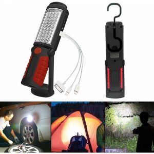Lampe D'inspection Lampe Led Rechargeable, Lampe De Travail Led Rechargeable Avec Magnétique Lampe De Torches De Led Lampe D'inspection Lampe - Neuf