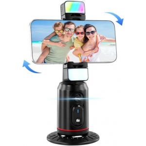 TIANYI-Trépied à Suivi Automatique du Visage, Trépied De Suivi Automatique du Visage 360°, Contrôle Gestuel und Télécommande sans Fil pour Vidéo Diffusion en Direct Conférence - Neuf