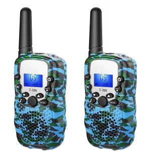 Talkie-walkie pour les enfants 3 kms longue portée enfants talky-walky radio portable jouet pour enfant,longue distance 22 canaux avec lampe de poche camping en plein air randonnée - Neuf