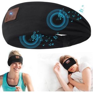 JGD-Casque Bluetooth avec masque de sommeil pour les yeux, r&eacute;duction du bruit, casque de sommeil bandeau pour le sommeil lat&eacute;ral, gadgets cadeaux pour femmes et hommes pour la relaxation et la - Neuf