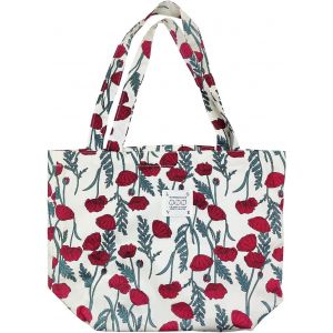 SJZG-Grand Sac Fourre-Tout En Coton Pour Femme, Sac Fourre-Tout L&eacute;ger Avec Motif Floral Pour L'Universit&eacute;, Le Shopping, Le Travail, Les Voyages - Neuf