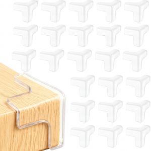 24 Pcs Coin De Table Protection Bebe Transparent,Protection Coin De Table B&eacute;b&eacute; S&eacute;curit&eacute; Maison,Prot&egrave;ge Coin De Table B&eacute;b&eacute; Et Protection Angle Meuble Autocollante Pour Tables,Chaises Et Meubles Divers - Neuf