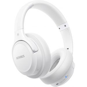 Casque Bluetooth Sans Fil - Durée De Lecture : 65 H -Avec Micro 6 Modes Eq - Style Around-Ear - Avec Microphone - Pour Iphone/Ipad/Android/Ordinateurs Portables - Neuf