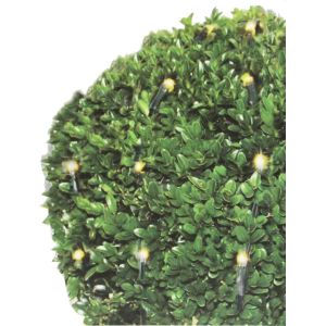 KAL-Guirlande Lumineuse Pour Le Buis 100 Led Ø0,9M - Lumière Blanche Chaude Pour L'Intérieur Et L'Extérieur - Décoration De Noël - Neuf