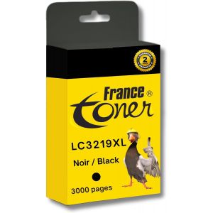 ERYI-- Lc3219Bk Xl - Cartouche D'Encre Compatible Avec Brother Lc3219Bk - Noir Taille Xl - Pour Brother Mfc J 5330 - J 5335 - J 5730 - J 5830 Dw - J 5930 - J 6530 - J 6535 Dw - J 6730 Dw - Neuf