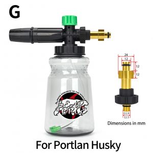 Lance à mousse pour lavage de voiture,buse à mousse, à mousse,générateur de mousse pour Hammer Huter Makita,nettoyeur haute pression--For Portland Husky - Neuf