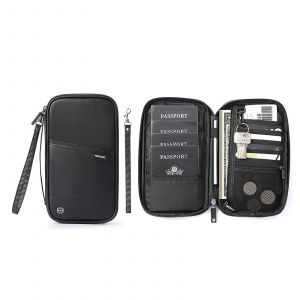 Portefeuille de voyage &eacute;tanche Porte-passeport Portefeuille de carte de cr&eacute;dit multifonctionnel - Neuf