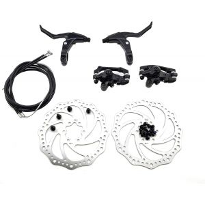 Subzonal-Kit De Freins &Agrave; Disque Pour V&eacute;lo 160mm Ensemble Disque Frein Avant Et Frein Arri&egrave;re Poign&eacute;es De Frein C&acirc;bles De Frein Leviers De Frein Kit De C&acirc;bles - Neuf