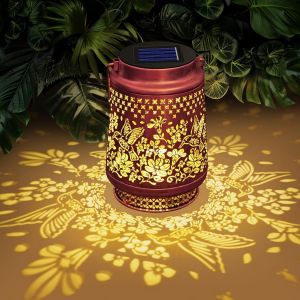 Lanterne Solaire Exterieur De Colibri, Lampe Solaire Exterieur Jardin En M&eacute;tal, Ip65 &Eacute;tanches Lanternes D'ext&eacute;rieur Led Suspendues, Suspendre/Poser, Pour Jardin Ext&eacute;rieur Patio Balcon Camping - Neuf