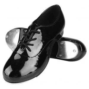 Chaussures De Danse En Cuir Pu Pour Garcon (Noir 34) - Neuf