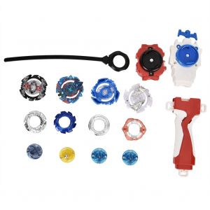 Burst Set Toys Gyro de combat avec lanceur Toupie Dreidel (Rouge) - Neuf