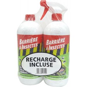 BARRIERE A INSECTES Insectes Rampants, Volants, Acariens-Prêt à l'emploi Recharge 1 L, Nicht Zutreffend - Neuf