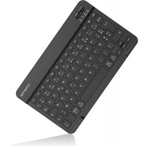 SUBZONAL-Clavier sans Fil Bluetooth 10 Pouces, AZERTY Français Clavier Léger Fin Keyboard pour iPad, Android Tablette Samsung Galaxy, Xiaomi/Redmi Pad, Huawei/Honor Pad, Noir - Neuf