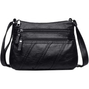 Sacs à main en cuir Water Soft Pu et sacs à main à bandoulière pour femmes Sac à bandoulière Sacs messagers croisés (style 2) - Neuf