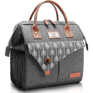 Sac Isotherme Repas 10l | Glaciere Souple Isotherme Étanchéité Et Imperméabilité - Sac Repas Tendance - Sac Lunch Box À Grande Ouverture - Travail Pique-Nique L'école.[G188] - Neuf