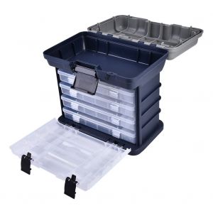 Boite De Rangement Multifonctionnelle A 4 Couches Pour Appats, Leurres, Materiel De Peche, Outils - Neuf