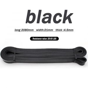 Bandes De R&eacute;sistance, &Eacute;quipement D'entra&icirc;nement, Bande &Eacute;lastique, Force, Pilates, Fitness, Extenseur, Unisexe (Noir) - Neuf