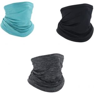 Slep-3 Pi&egrave;ces Cache Cou Multifonction, Bandeau &Eacute;lastique R&eacute;sistant Aux Uv Pour Sports De Plein Air, Yoga, Course &Agrave; Pied, Randonn&eacute;e, Cyclisme, Et D'autres Sports De Plein Air - Neuf