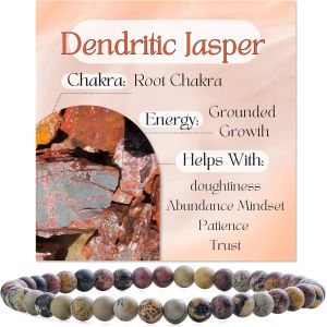 Bracelet En Cristal Pour Femmes 4mm Perles Pierre Semi-Pr&eacute;cieuse Naturelle &Eacute;lastique Extensible Bijou Cadeau Yoga - Neuf