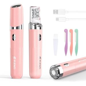 Oayew-&Eacute;pilateur Pour Femme, 2 En 1, &Eacute;pilateur Facial Pour Femme, 2 T&ecirc;tes De Rechange, Rasoir &Eacute;lectrique Sans Fil, Avec Lumi&egrave;re Led, &Eacute;pilateur Pour Visage, Aisselles, Jambes - Neuf