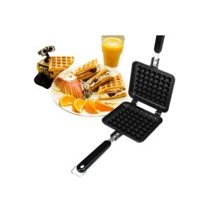 Gaufrier En Alliage D'aluminium Antiadh&eacute;sif Pour Plaques De Cuisson &Agrave; Gaz Et &Eacute;lectriques, 30 Cm X 14,5 Cm X 3 Cm - Neuf