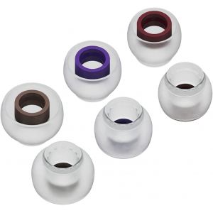 LORANKA-6 PCS/3 Paires d'Embouts d'oreilles pour Ecouteurs TRI Clarion Embouts d'&eacute;couteurs en Silicone 4,5mm-5,5mm Embouts pour IEM KZ ZS10 Pro (3 Couleurs, S/M/L) - Neuf