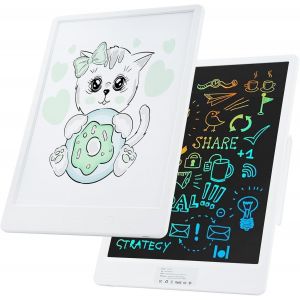 CHECARZHN--NO1-Tablette D'Écriture Lcd A4, Planche À Dessin Led, Ultra Plate, Rechargeable Via Usb, Planche À Copier Led À Intensité Variable, Pavé Lumineux Multifonction 2 En 1 - Neuf