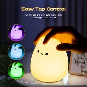 Veilleuse Led Mignonne, Lampe De Chevet Créative En Silicone - Neuf