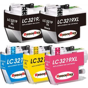 ERYI-Lc3219Xl Cartouches D'Encre Compatible Pour Brother Lc3219 Xl Lc3217 Mfc-J5330Dw Mfc-J5335Dw Mfc-J5730Dw Mfc-J6930Dw Mfc-J6530Dw Mfc-J5930Dw Mfc-J6935Dw (Noir Cyan Magenta Jaune, 5-Pack) - Neuf
