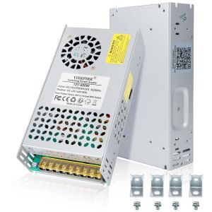 CC 12V 50A 600W Alimentation Transformateur 220V CA à 12V CC Convertisseur 50A 600W Alimentation pour 12V LED Moteur Pompe 3D Imprimeur CCTV Radio - Neuf