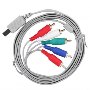 Adaptateur Audio Video Av Haute Definition, Cable Composant Hdtv Pour Console De Jeu Wii U - Neuf