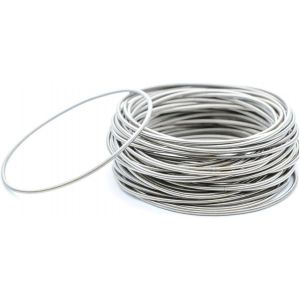 Meimie-Bracelets Cordes De Guitare Pour Femme-Braceletminimaliste En Acier Inoxydable Argenté-Bracelet Vintagemulti-Brins 100% Faitmain-Style Années 80,Africain - Neuf