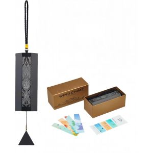 Carillon &eacute;olien en m&eacute;tal pour ext&eacute;rieur,classique,41,9 cm (H) x 6,3 cm (l) x 6,3 cm (L),manivelle &agrave; la main,carillon &eacute;olien dopamine - Neuf