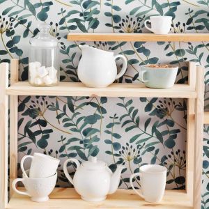 Ra0212 Film Adh&eacute;sif Pour Meubles Et Murs Autocollants Muraux Imperm&eacute;ables Anti-Rayures Papier Peint Nature Pvc Pour Mur Appareils De Cuisine Salle De Bain - Misura 40X200 Cm - Neuf