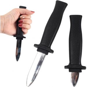 Oayew-6 Pcs Couteaux T&eacute;lescopiques En Plastique,Faux Couteau Astuce En Plastique Jouet,Couteau &Agrave; Poignard Disparaissant, Poignards Disparaissants Pour D'halloween Trucs De Magie Party - Neuf