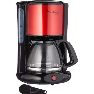 Subito Cafetières filtre, 1,25 L, 10/15 tasses, Cafetière électrique, Système anti gouttes, Porte-filtre pivotant, Auto off 30 min FG360D11 - Neuf