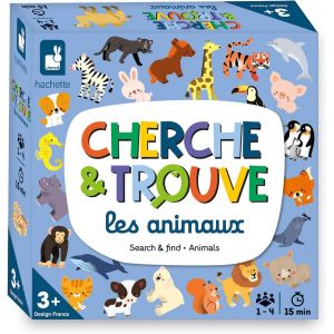 ERYI-- Mon Premier Cherche Et Trouve Les Animaux - Jeu De Société Enfant - Jeu D'Observation - Dès 3 Ans,J02455 - Neuf