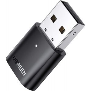 Dongle Bluetooth 5.0 Clé Bluetooth Pour Pc Pour Manette De Jeu Casque Écouteur Enceinte Souris Clavier Imprimante Compatible Avec Windows 11 10 8.1 7 (Noir) - Neuf