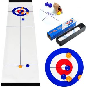 PLAY-Shuffleboard Table Game Shuffleboard, Curling Game (Tabletop Shuffleboard) - Neuf