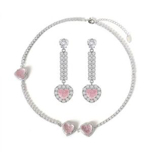 Collier Chaîne Coeur Femme Argent Chaîne Coeur J'aime - Neuf
