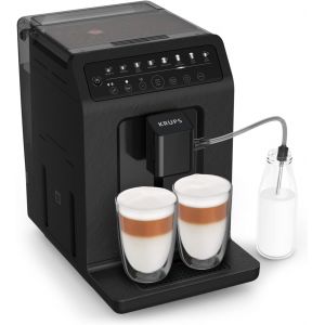 CHECARZHN--NO1-Machine À Café Grains Automatique, 2 Boissons Simultanées, 8 Boissons Préréglées, Entretien Facile, Plastique Recyclé Et Recyclable, Fabriqué En France, Evidence Eco-Design Ea897B10 - Neuf